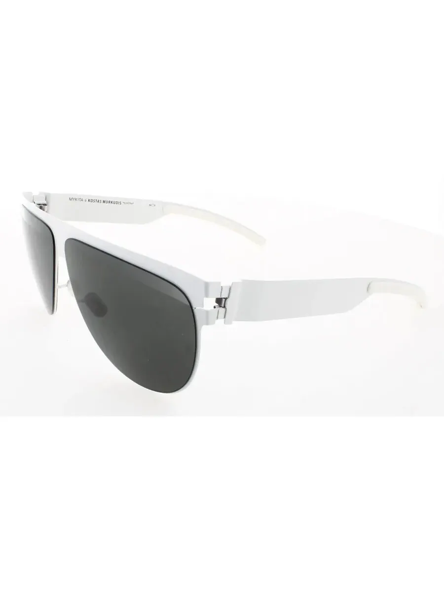 Солнцезащитные очки унисекс Mykita Dark Grey Browline COLLAB-ELEKTRA F57 64 — белый