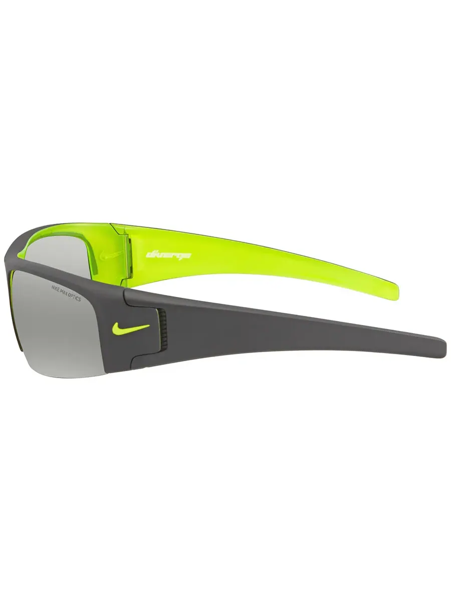 Унисекс солнцезащитные очки Nike Grey Wrap DIVERGE EV0325 007 64 — изображение 3 из 3, черный