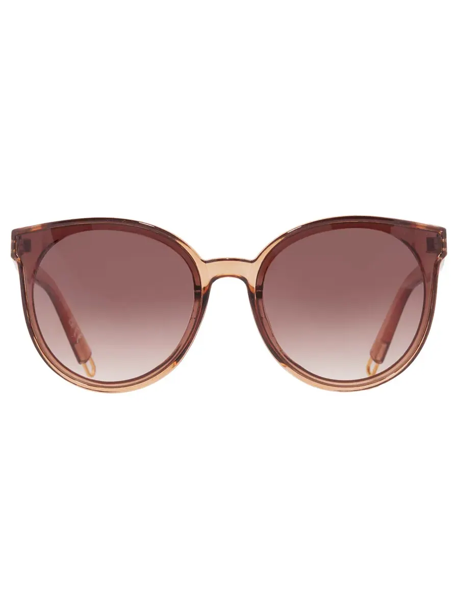 Женские солнцезащитные очки Nine West 59773RNJ TAN коричневые овальные 10265159.KHL TANBRN