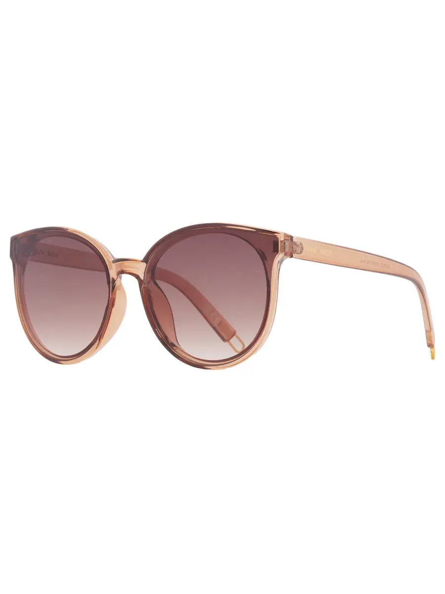 Женские солнцезащитные очки Nine West 59773RNJ TAN коричневые овальные 10265159.KHL TANBRN — изображение 2 из 4, бежевый