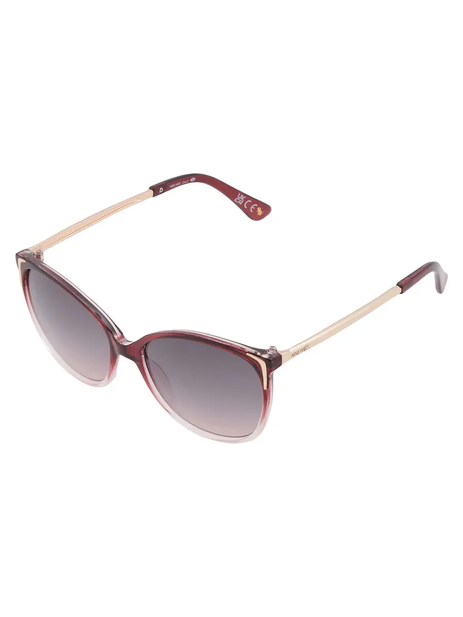 Солнцезащитные очки для женщин Nine West NW 23 456 WNE Smoke Cat Eye 10266311.CGR WINSMK — изображение 3 из 4, красный