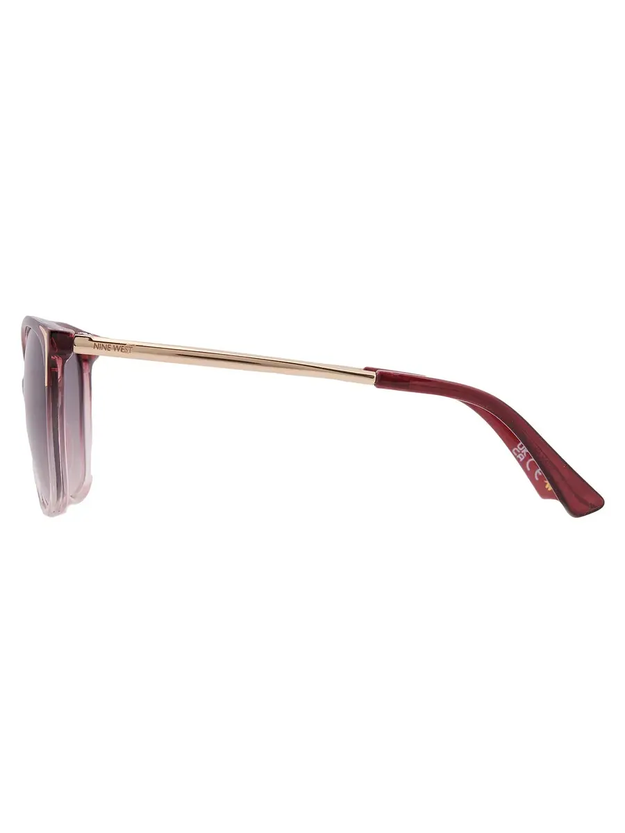 Солнцезащитные очки для женщин Nine West NW 23 456 WNE Smoke Cat Eye 10266311.CGR WINSMK — изображение 4 из 4, красный