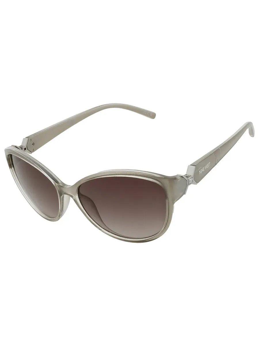 Женские солнцезащитные очки Nine West NW 23 461 TAN Smoke Cat Eye 10266308.CGR TANSMK — изображение 3 из 4, бежевый