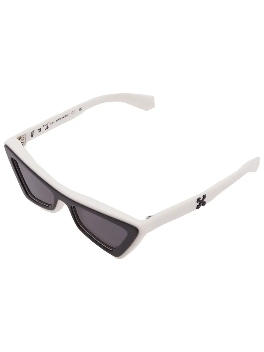 Солнцезащитные очки для женщин Off-White Artemisia темно-серого цвета, форма кошачий глаз, OERI042 0207 55, серый