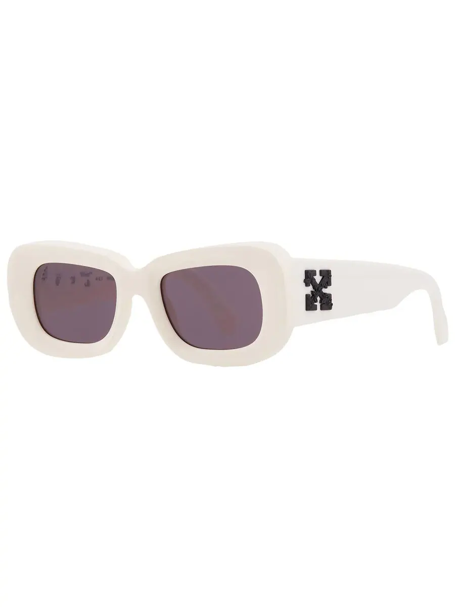 Прямоугольные унисекс-солнцезащитные очки Off-White Carrara Grey OERI019 0107 50 — изображение 2 из 4, серый