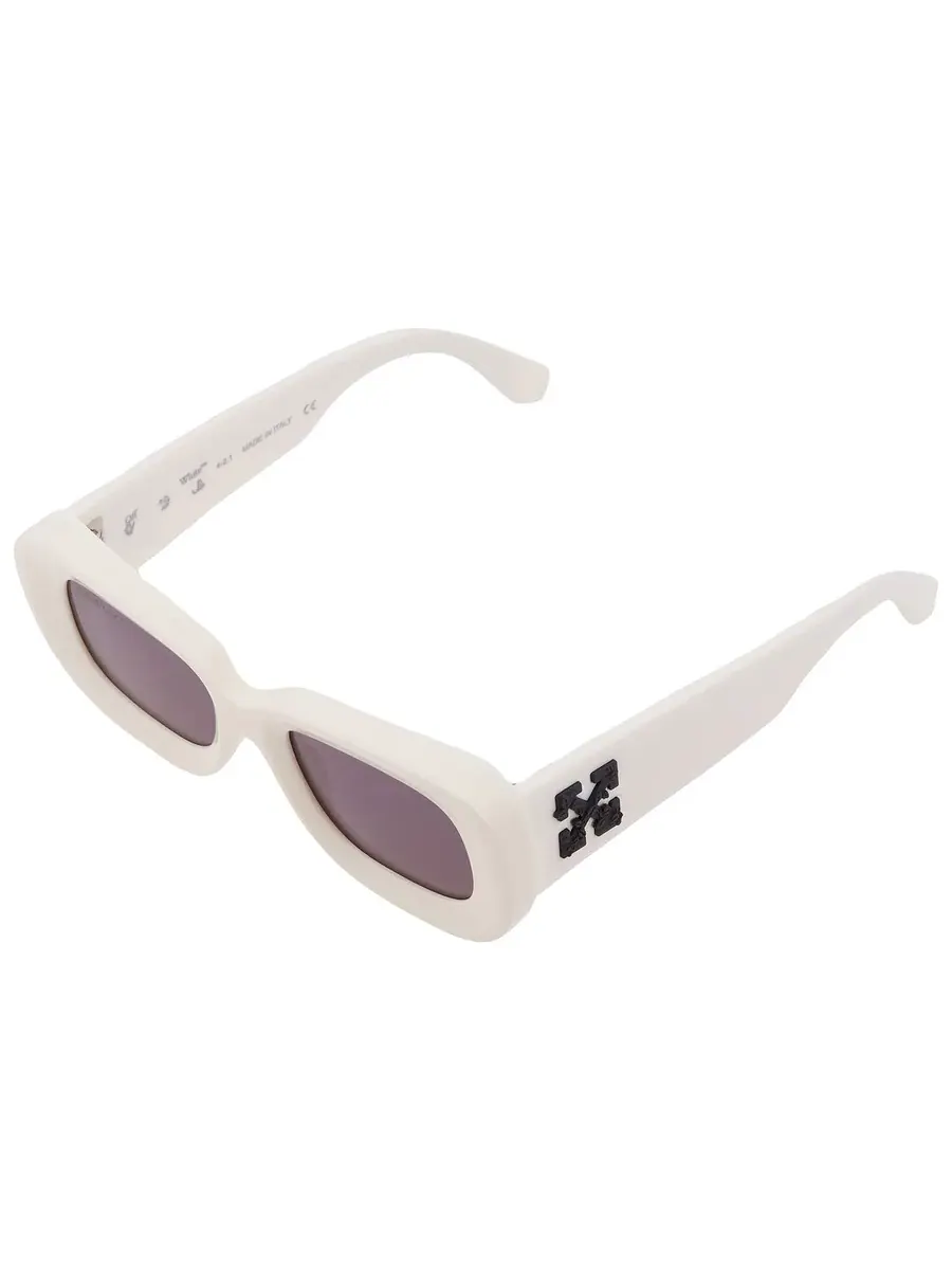 Прямоугольные унисекс-солнцезащитные очки Off-White Carrara Grey OERI019 0107 50 — изображение 3 из 4, серый