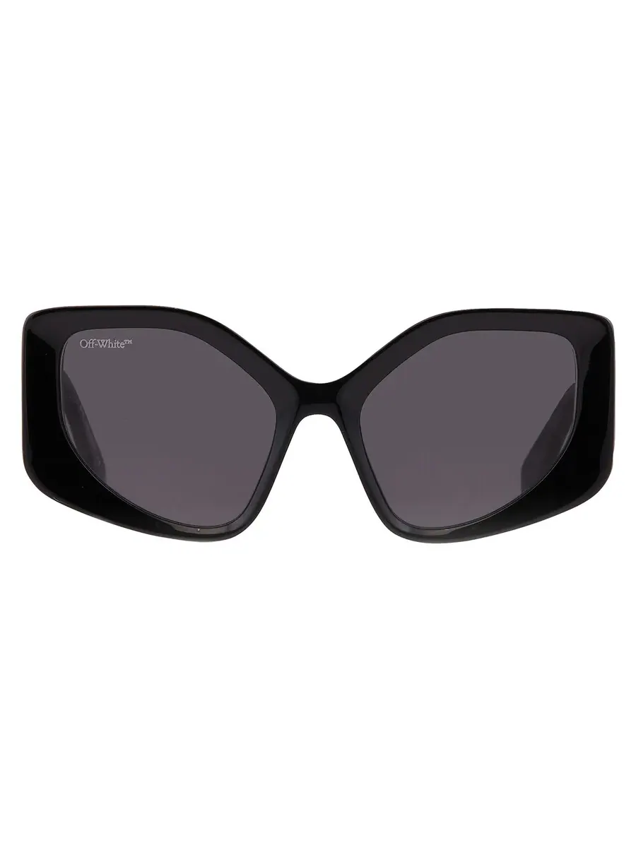 Солнцезащитные очки женские Off-White DENVER темно-серые с бабочкой OERI062 1007 55