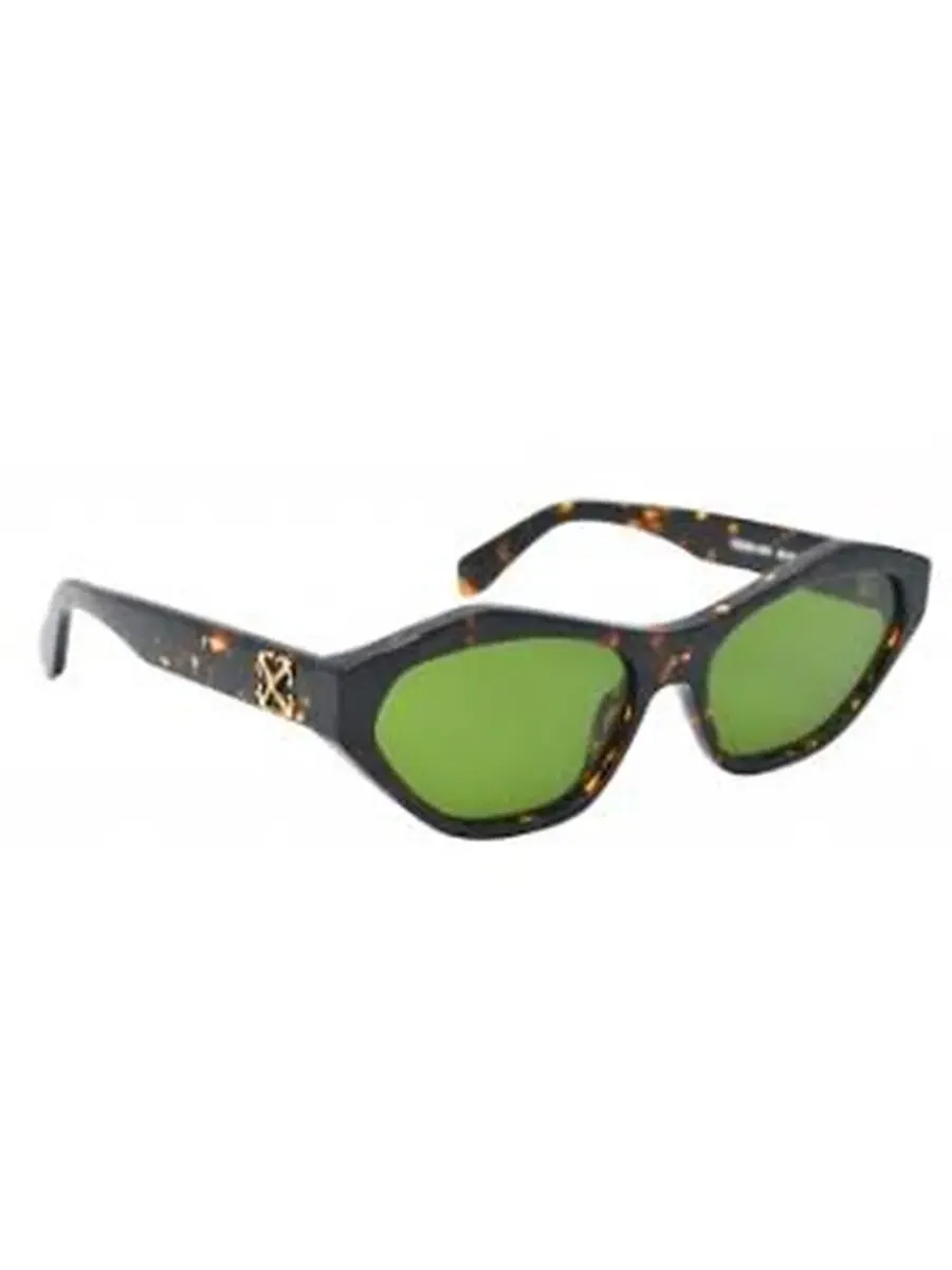 Солнцезащитные очки унисекс Off-White KENT зеленые овальные OERI13H 6055 56
