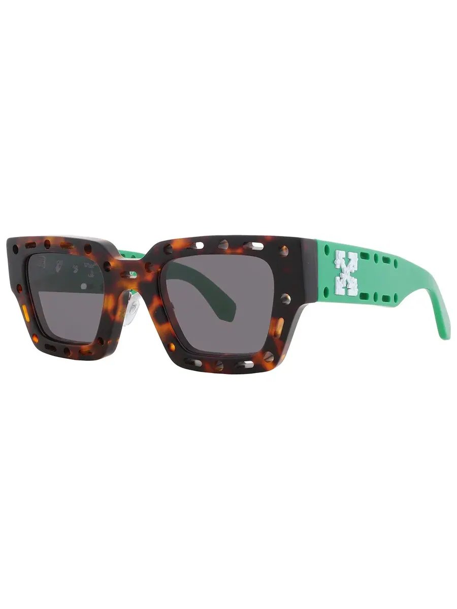 Солнцезащитные очки Off-White Mercer Full Smoke Square OERI026 6007 48 — изображение 2 из 4, серый