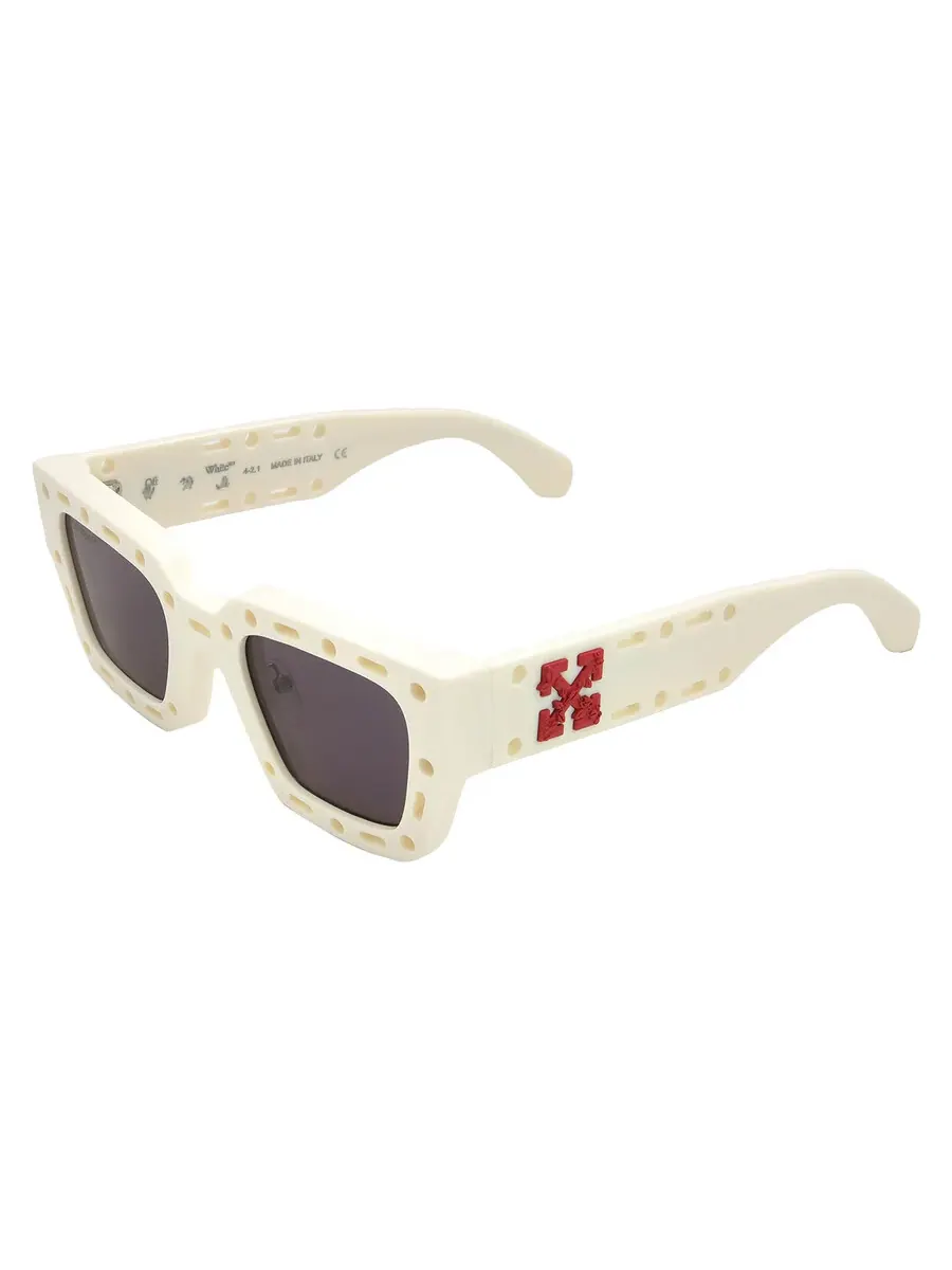 Солнцезащитные очки унисекс Off-White Mercer Grey Square OERI026 0107 48 — изображение 4 из 4, серый