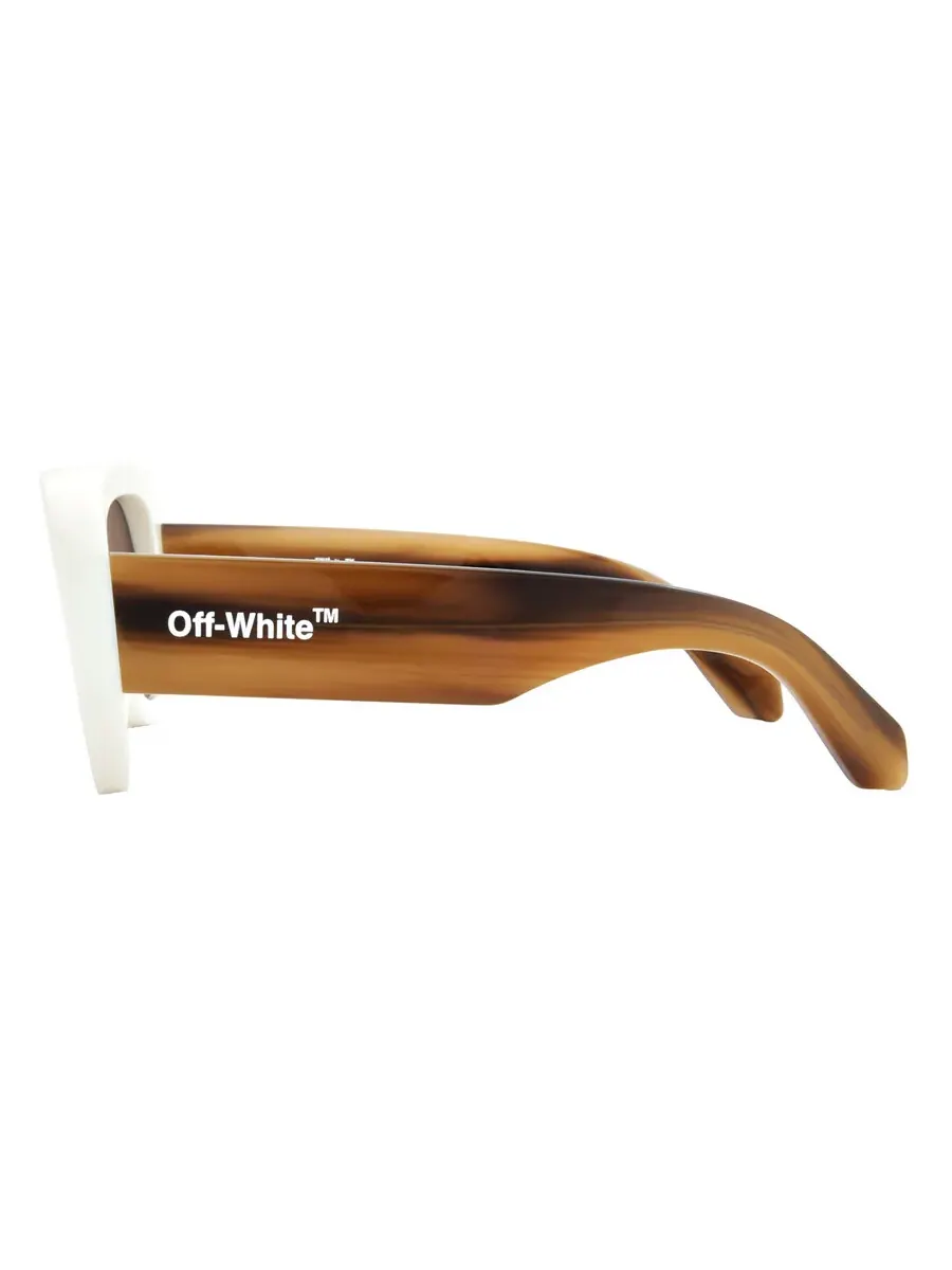 Солнцезащитные очки унисекс Off-White Pablo Brown Oval OERI040 0264 54 — изображение 3 из 4, коричневый