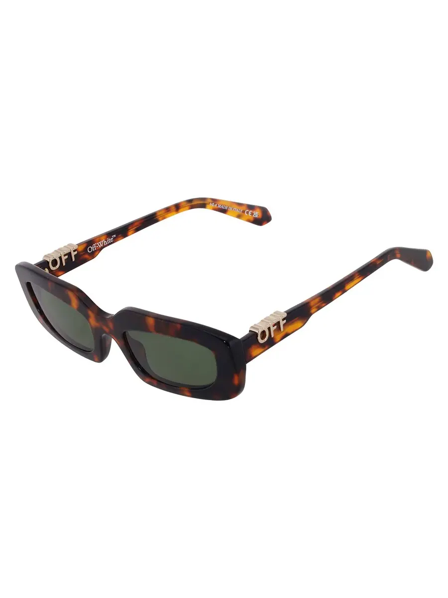 Солнцезащитные очки унисекс Off-White RENTON Green Oval OERI13C 6055 52 — изображение 3 из 4, хавана