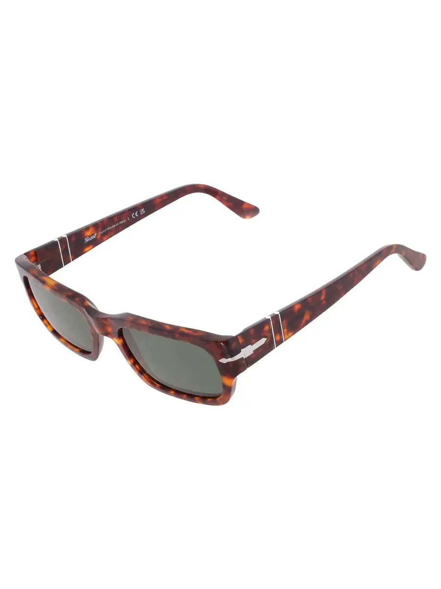 Солнцезащитные очки Persol Adrien Green прямоугольной формы унисекс PO3347S 24/31 55 — изображение 3 из 5, хавана