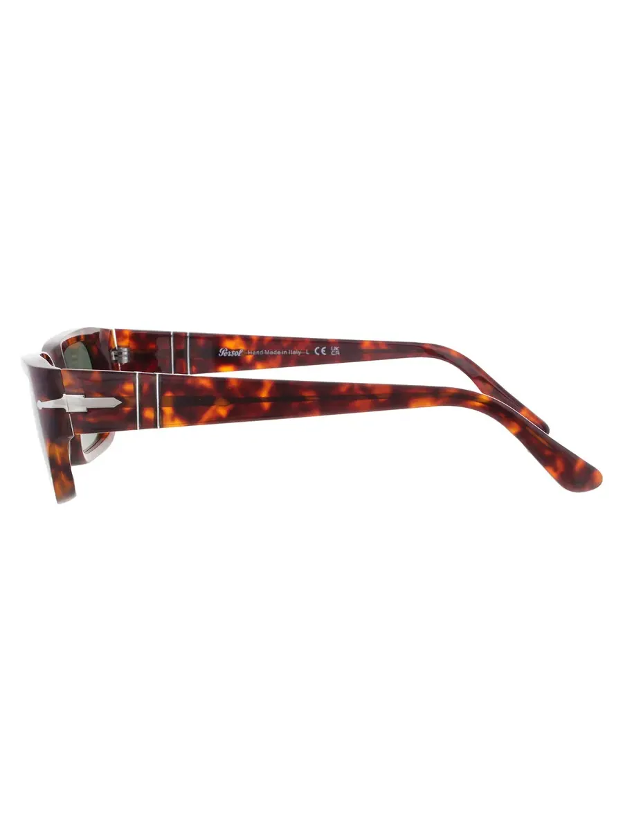 Солнцезащитные очки Persol Adrien Green прямоугольной формы унисекс PO3347S 24/31 55 — изображение 4 из 5, хавана