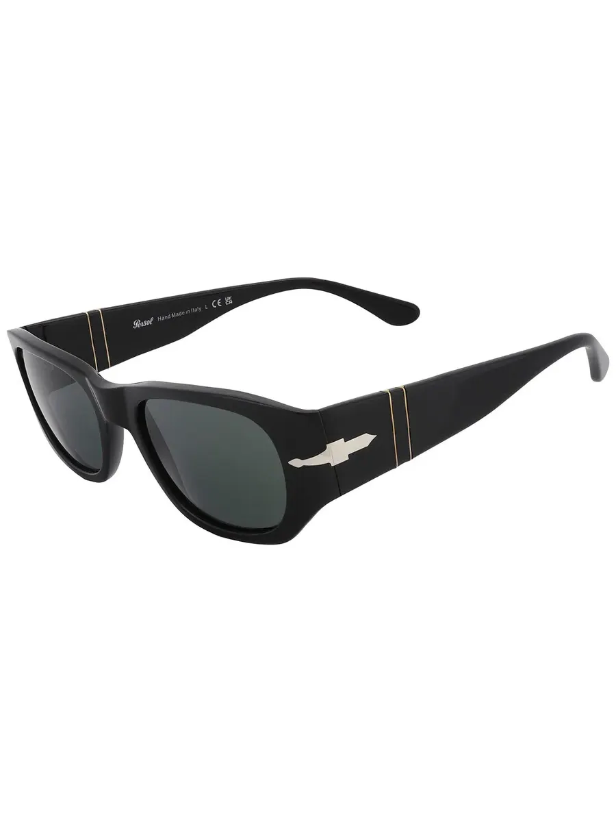Солнцезащитные очки Persol Greeb прямоугольные унисекс PO3307S 95/31 55 — изображение 3 из 6, черный