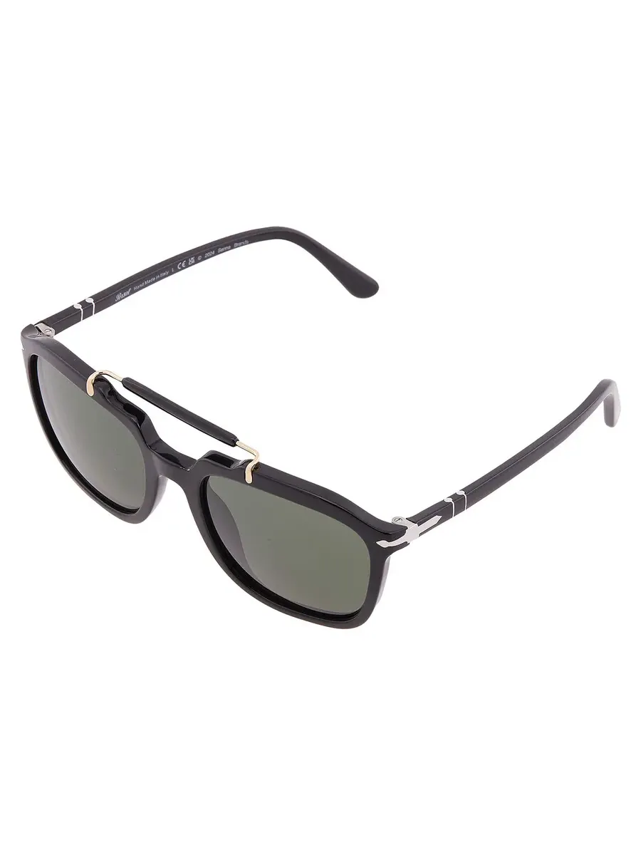 Солнцезащитные очки Persol Green Navigator унисекс PO0203S 95/31 55 — изображение 3 из 5, черный