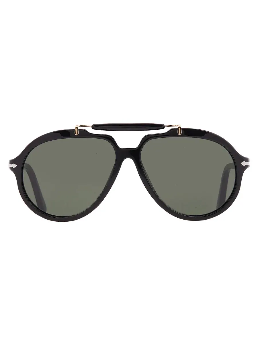 Солнцезащитные очки Persol Green Pilot унисекс PO0202S 95/31 57