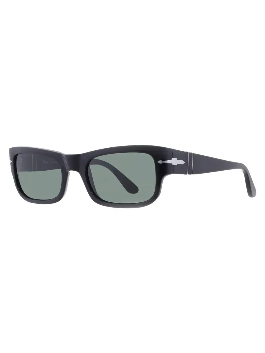 Солнцезащитные очки Persol зеленые прямоугольные унисекс PO3326S 95/31 54 — изображение 2 из 5, черный