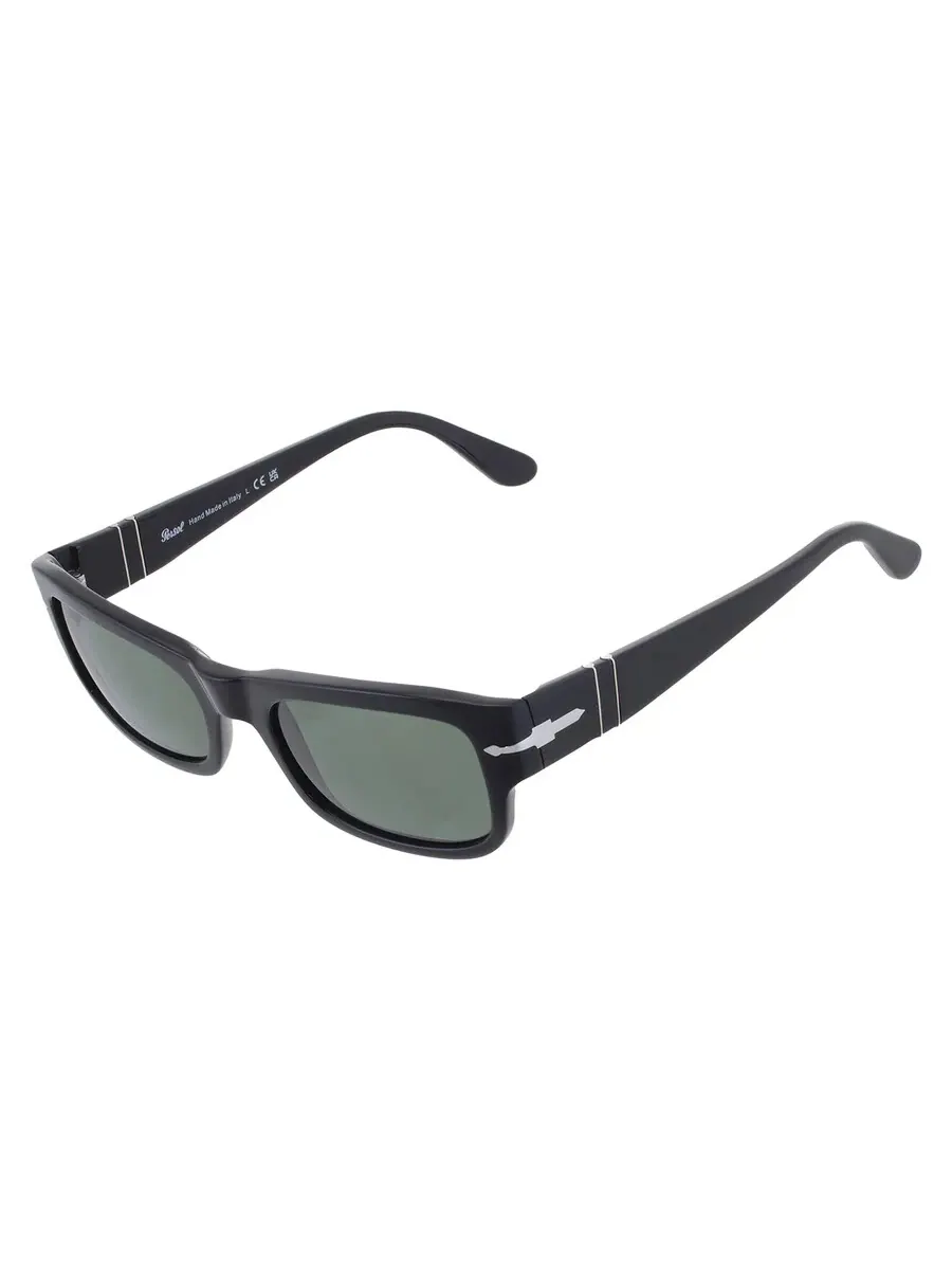 Солнцезащитные очки Persol зеленые прямоугольные унисекс PO3326S 95/31 54 — изображение 3 из 5, черный