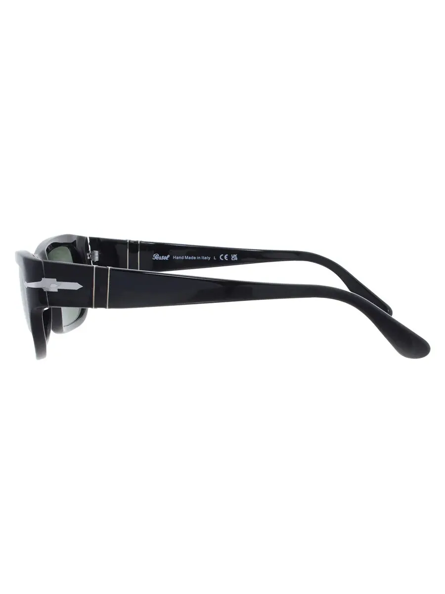 Солнцезащитные очки Persol зеленые прямоугольные унисекс PO3326S 95/31 54 — изображение 4 из 5, черный