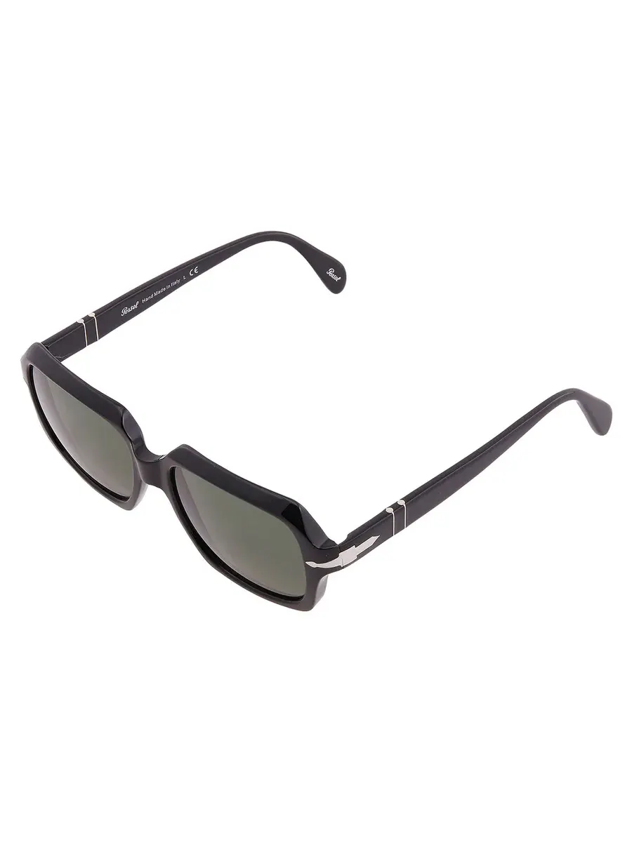 Солнцезащитные очки Persol Green Square унисекс PO0581S 95/31 54 — изображение 3 из 5, черный