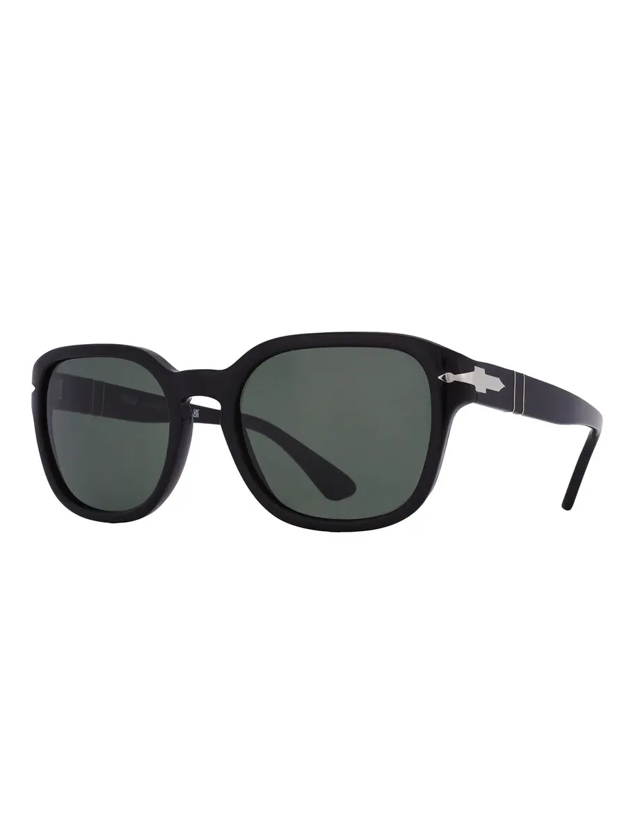 Солнцезащитные очки Persol Green Square унисекс PO3305S 95/31 54 — изображение 3 из 6, черный