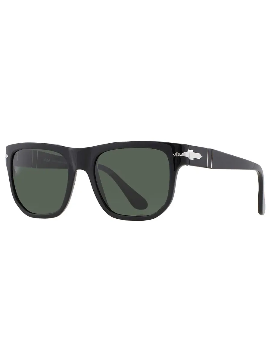 Солнцезащитные очки Persol Green Square унисекс PO3306S 95/31 55 — изображение 5 из 6, черный