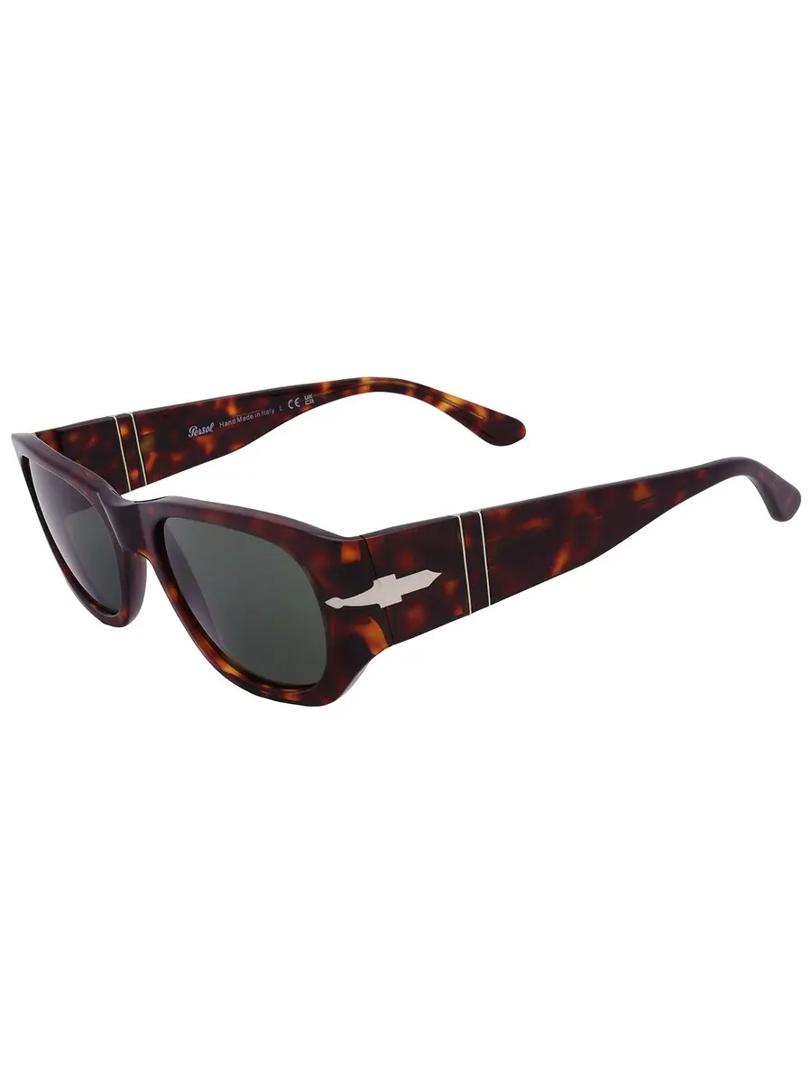 Солнцезащитные очки Persol Green Square унисекс PO3307S 24/31 55 — изображение 4 из 6, хавана