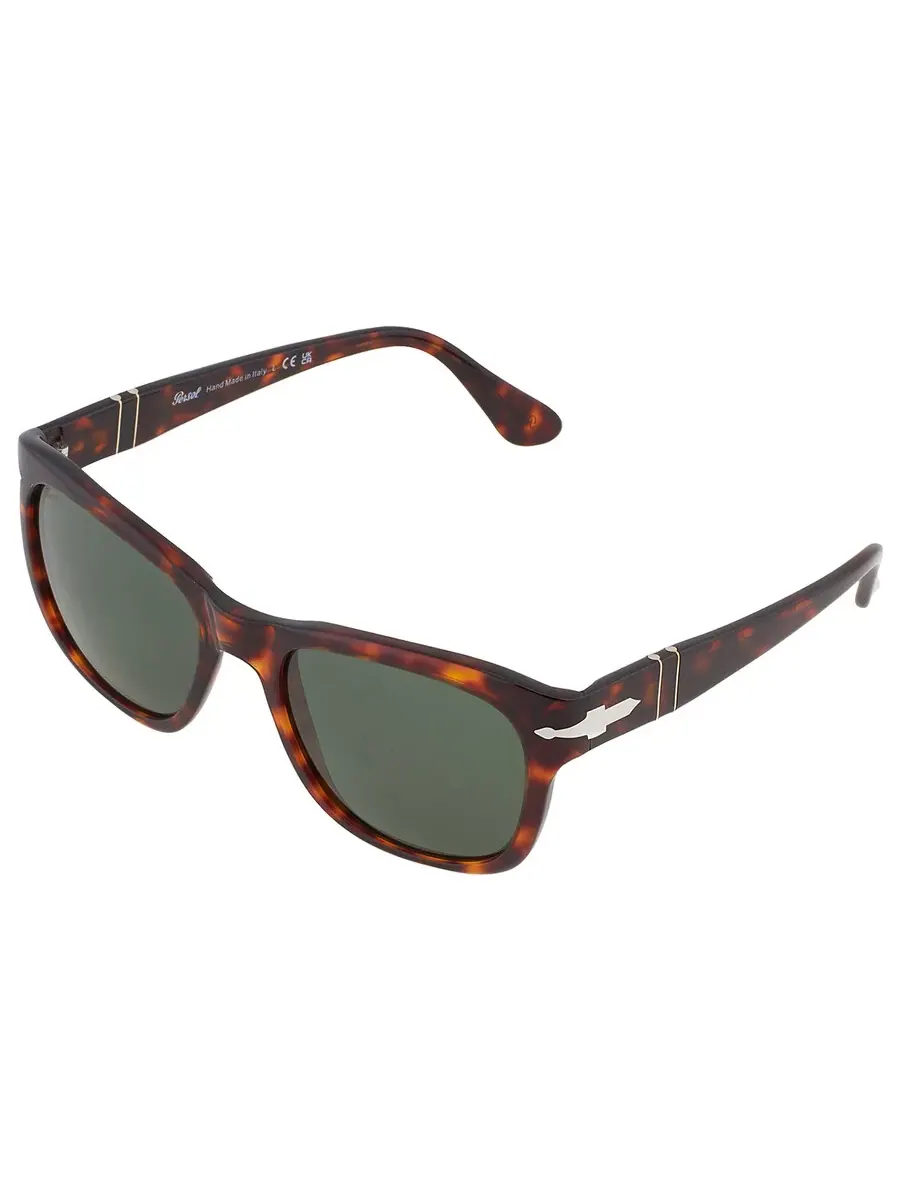 Солнцезащитные очки Persol Green Square унисекс PO3313S 24/31 55 — изображение 3 из 6, коричневый