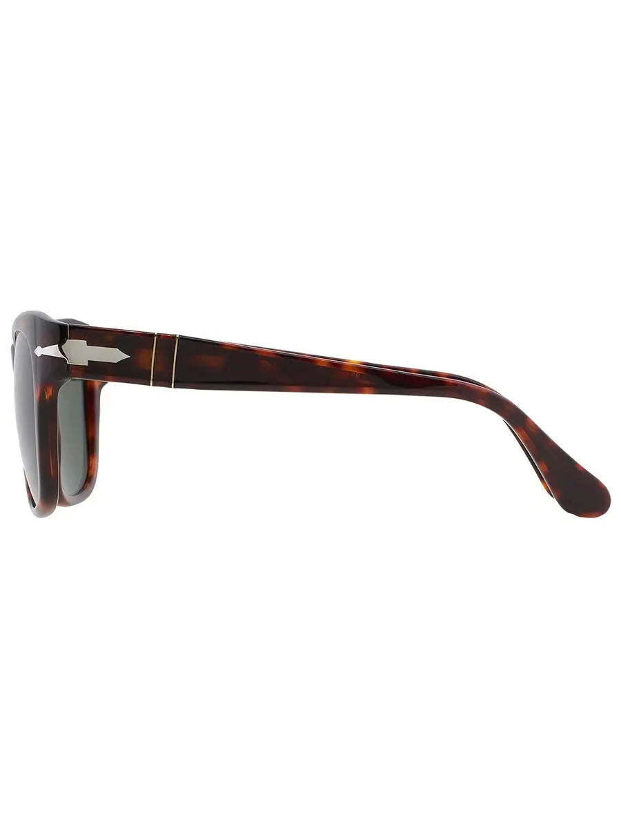 Солнцезащитные очки Persol Green Square унисекс PO3313S 24/31 55 — изображение 4 из 6, коричневый
