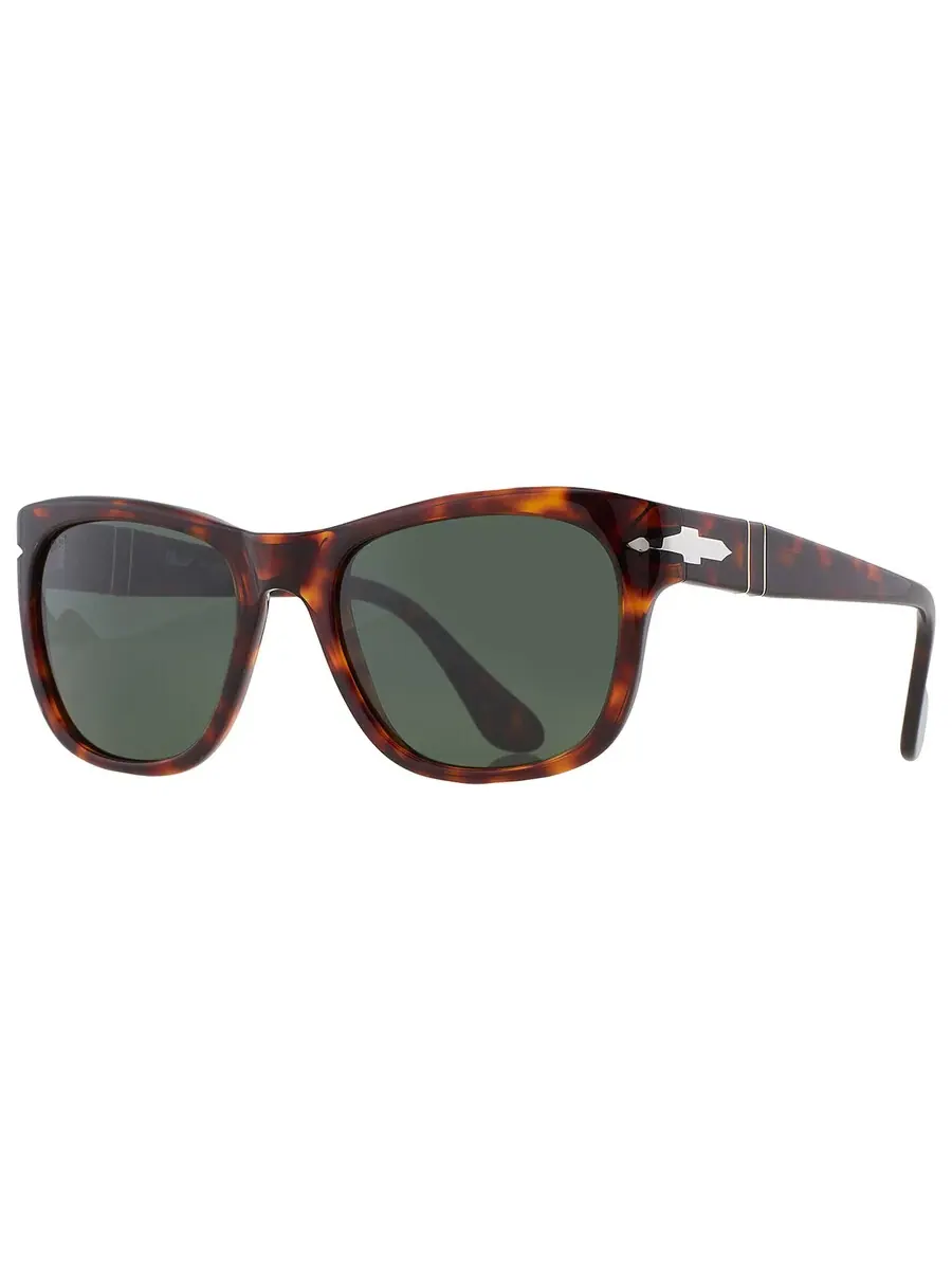 Солнцезащитные очки Persol Green Square унисекс PO3313S 24/31 55 — изображение 5 из 6, коричневый