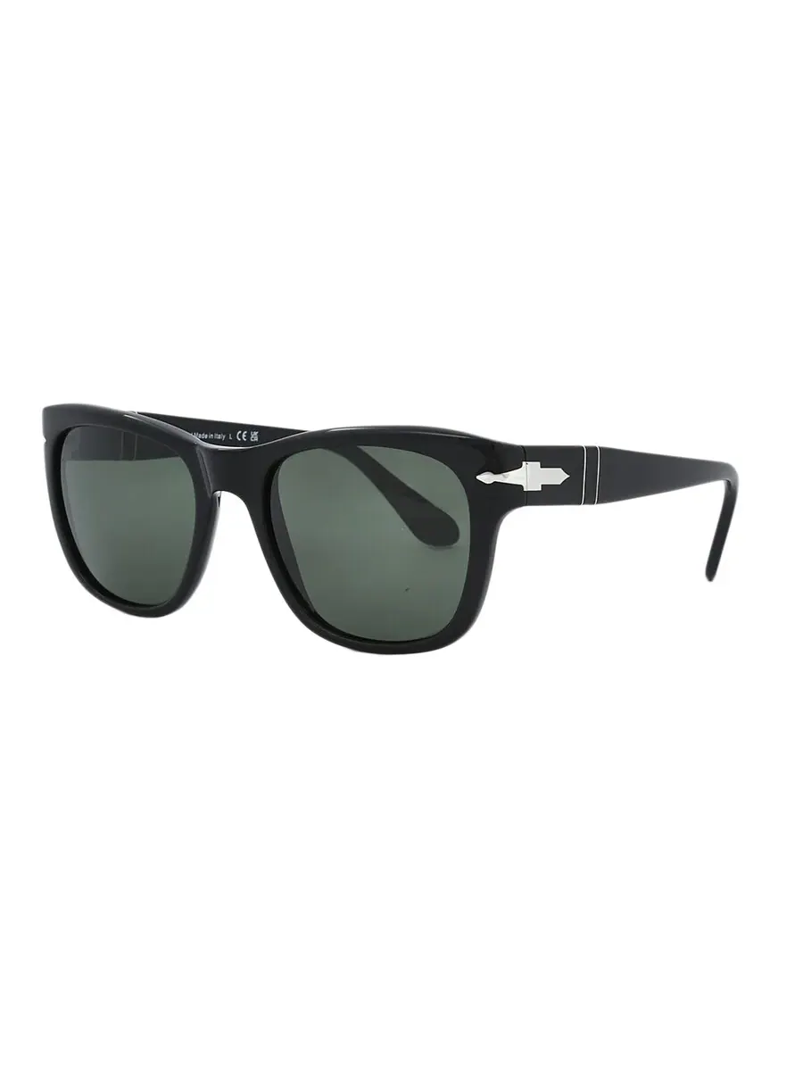 Солнцезащитные очки Persol Green Square унисекс PO3313S 95/31 55 — изображение 3 из 6, черный