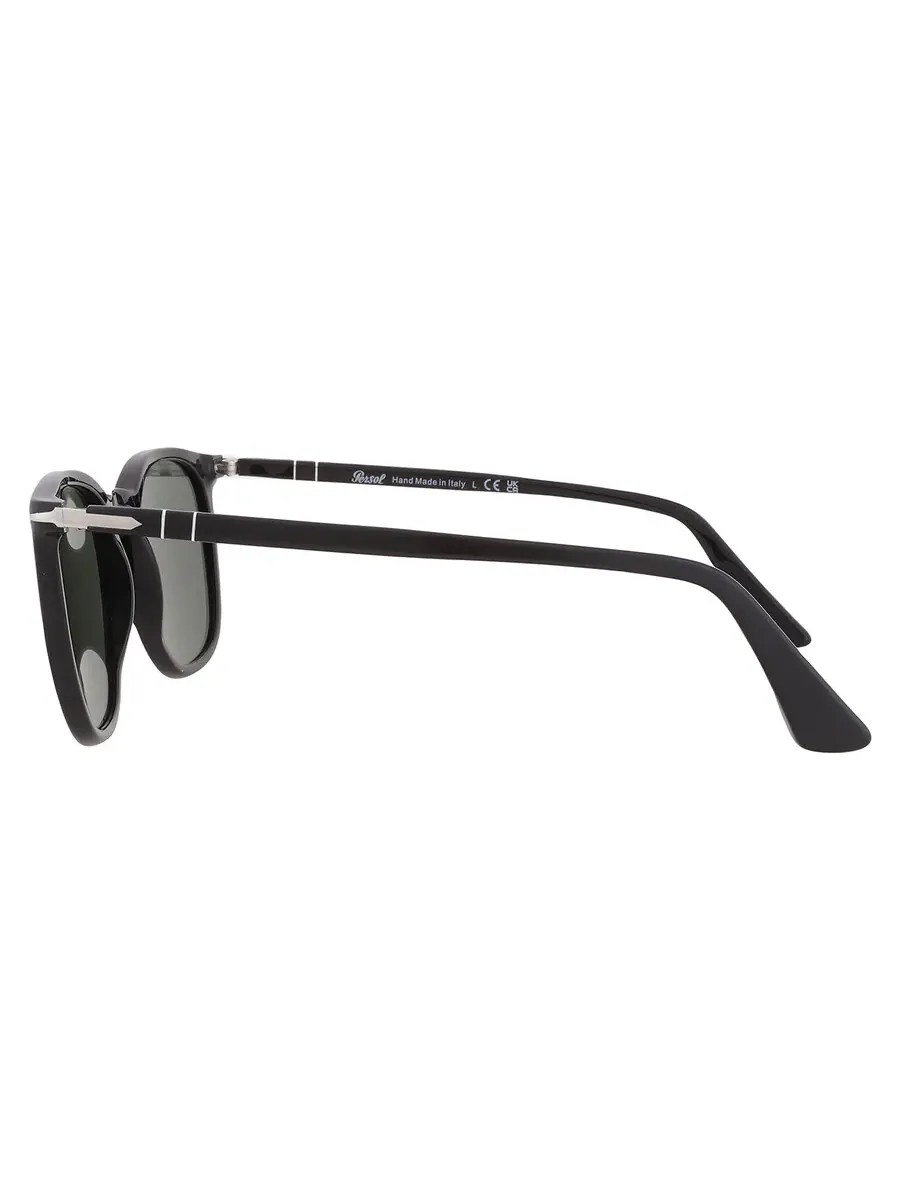 Солнцезащитные очки Persol Green Square Unisex PO3316S 95/31 52 — изображение 4 из 5, черный