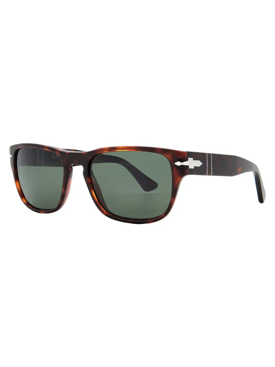 Солнцезащитные очки Persol Green Square унисекс PO3341S 24/31 55 — изображение 2 из 5, хавана