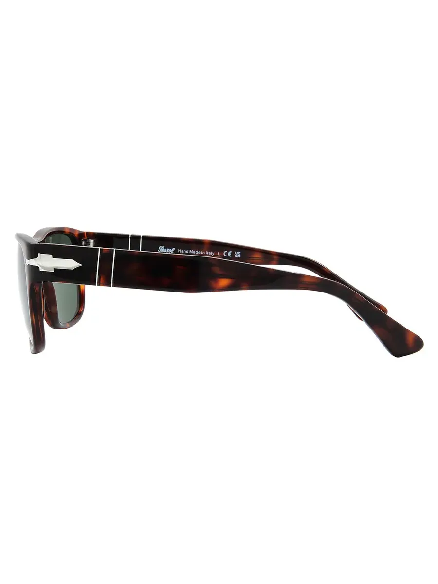 Солнцезащитные очки Persol Green Square унисекс PO3341S 24/31 55 — изображение 3 из 5, хавана