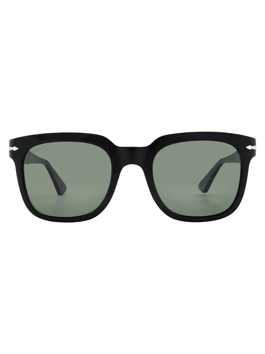 Поляризованные зеленые квадратные солнцезащитные очки унисекс Persol PO3323S 95/58 53