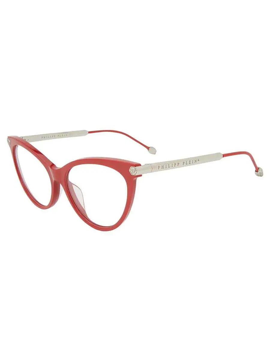 Женские очки Philipp Plein Demo Cat Eye VPP037S 02GH 54 — красный