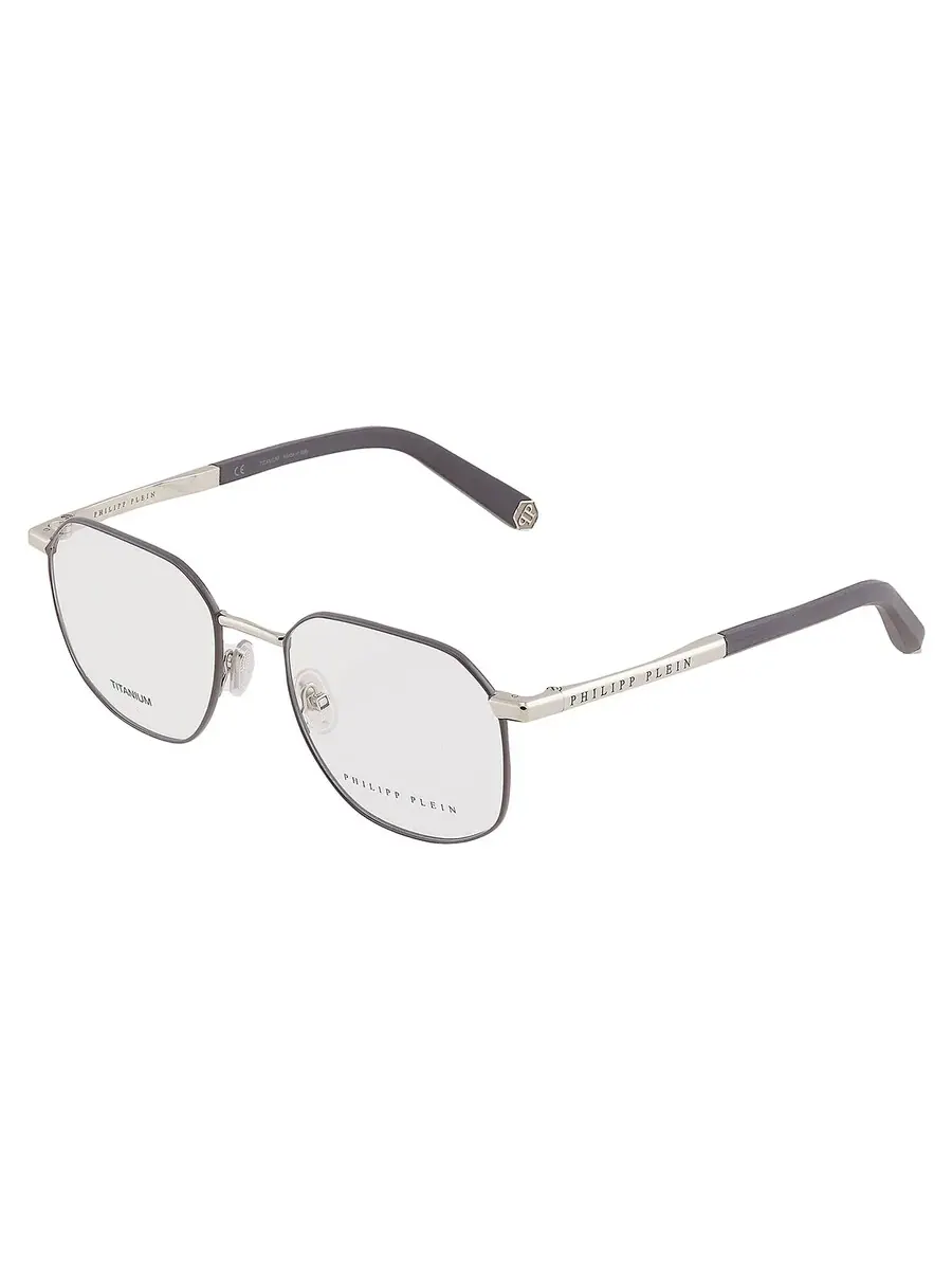 Мужские очки Philipp Plein Demo Geometric VPP020M 0S30 — изображение 3 из 4, черный