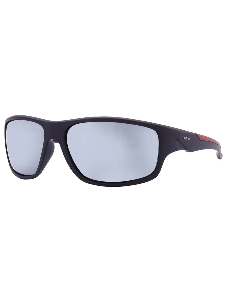 Солнцезащитные очки мужские поляризованные Polaroid Polarized Grey Wrap PLD 7010/S 0OIT/EX 64 — изображение 3 из 5