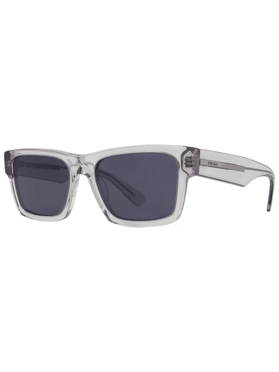 Мужские солнцезащитные очки Prada Blue Rectangular PR 25ZS U430A9 56 — изображение 5 из 6, синий