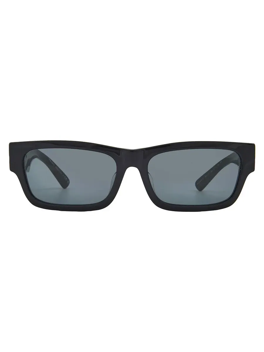 Мужские солнцезащитные очки Prada Blue Vintage прямоугольной формы PR A03SF 16K07T 58