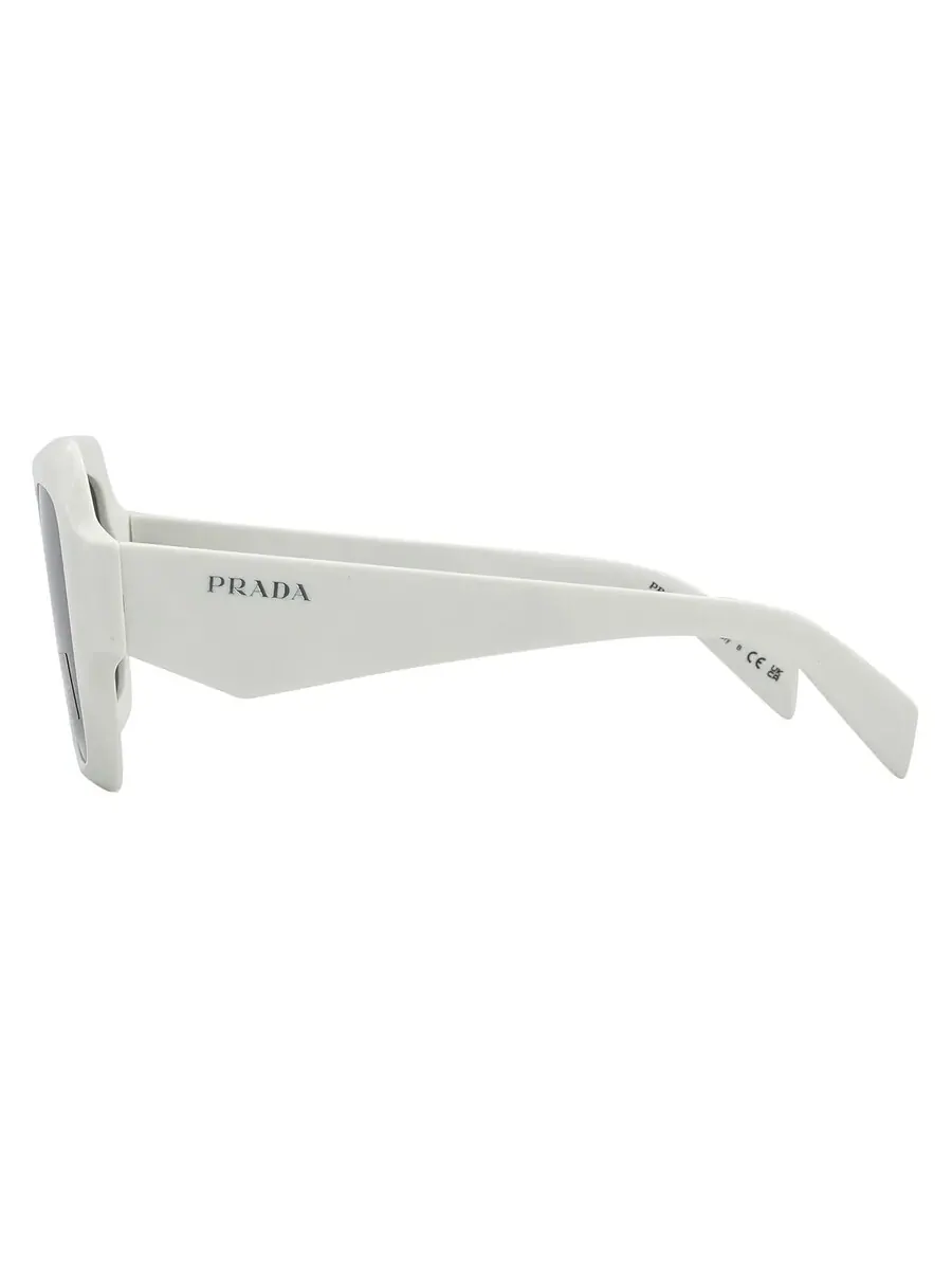 Солнцезащитные очки Prada Dark Grey для женщин PR 28ZS 17K08Z 53 — изображение 4 из 6, белый
