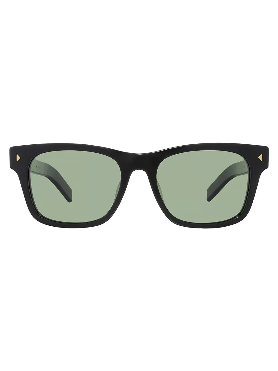 Мужские солнцезащитные очки Prada Polarized Green Square PR A17SF 16K20G 55