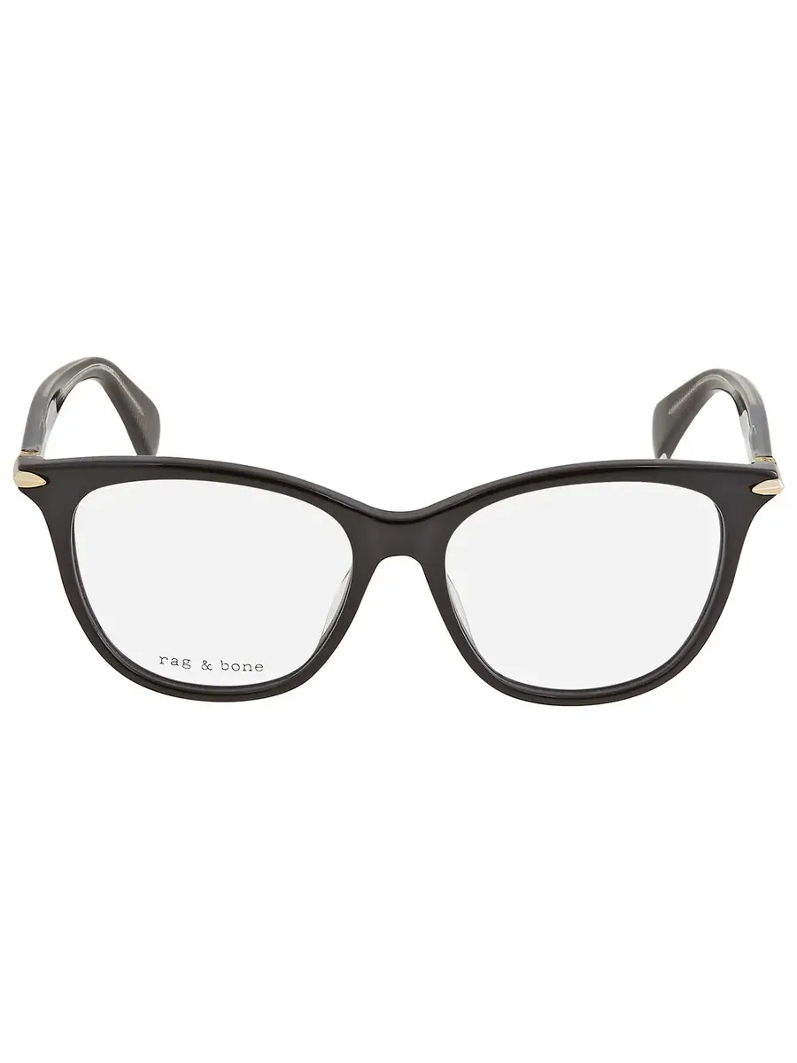 Демонстрационные женские очки Rag and Bone Cat Eye RNB3033 0807 52 — черный