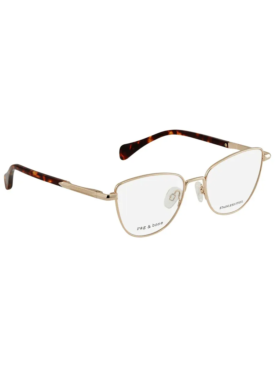 Демонстрационные женские очки Rag and Bone Cat Eye RNB3037 03YG 51 — 2