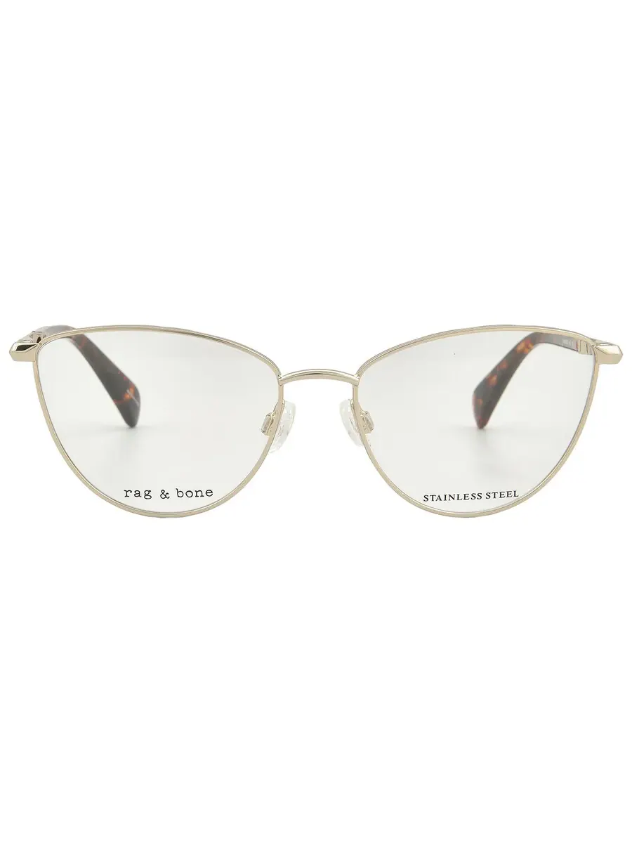 Очки для женщин Rag and Bone Demo Cat Eye RNB3063/G 0J5G 52 — золотистый