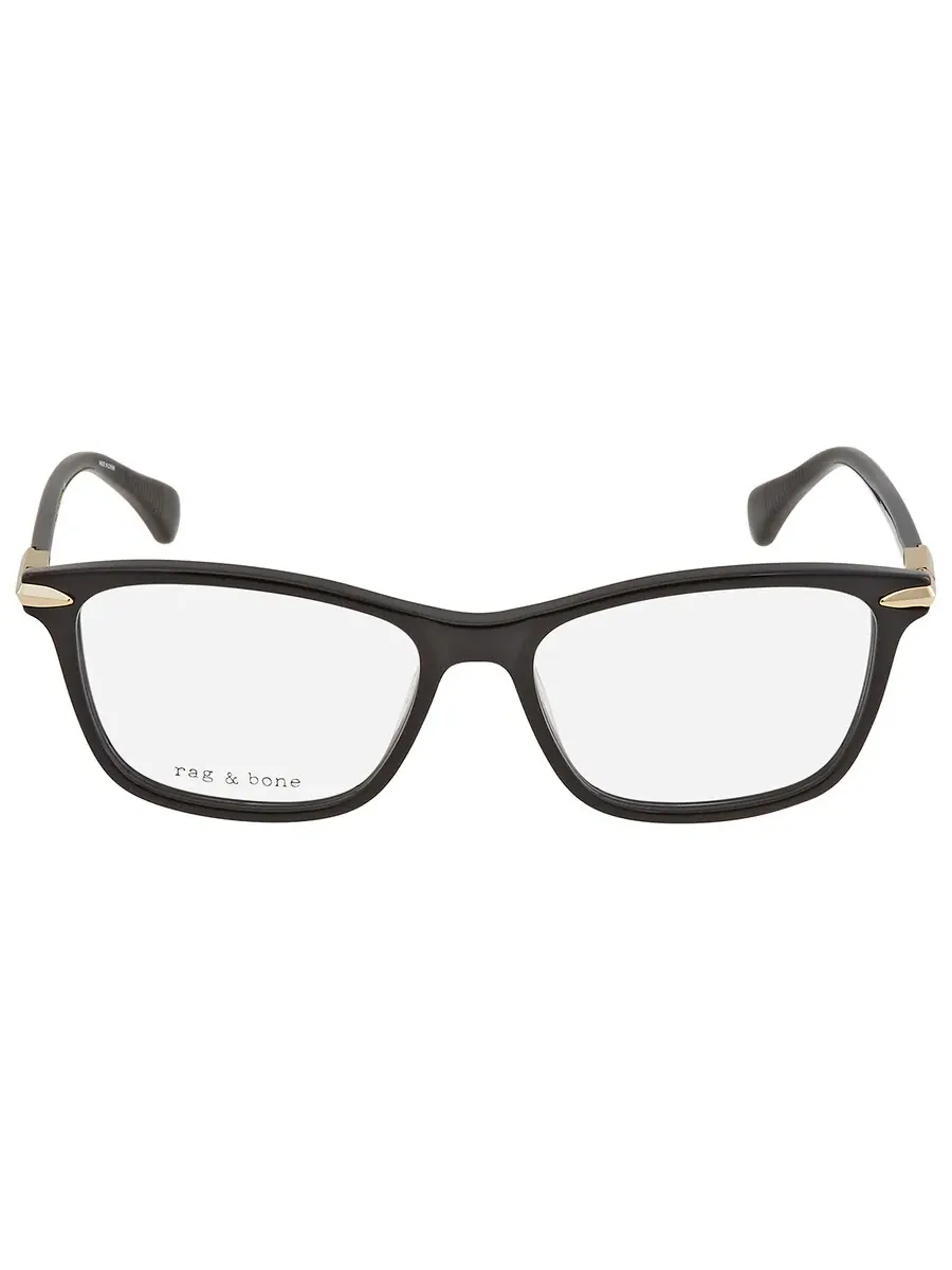 Демо-прямоугольные женские очки Rag and Bone RNB3031 0807 52 — черный