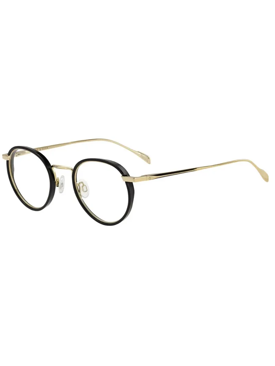 Rag and Bone Demo Round Unisex Eyeglasses RNB7025 0RHL 46, золотой/черный