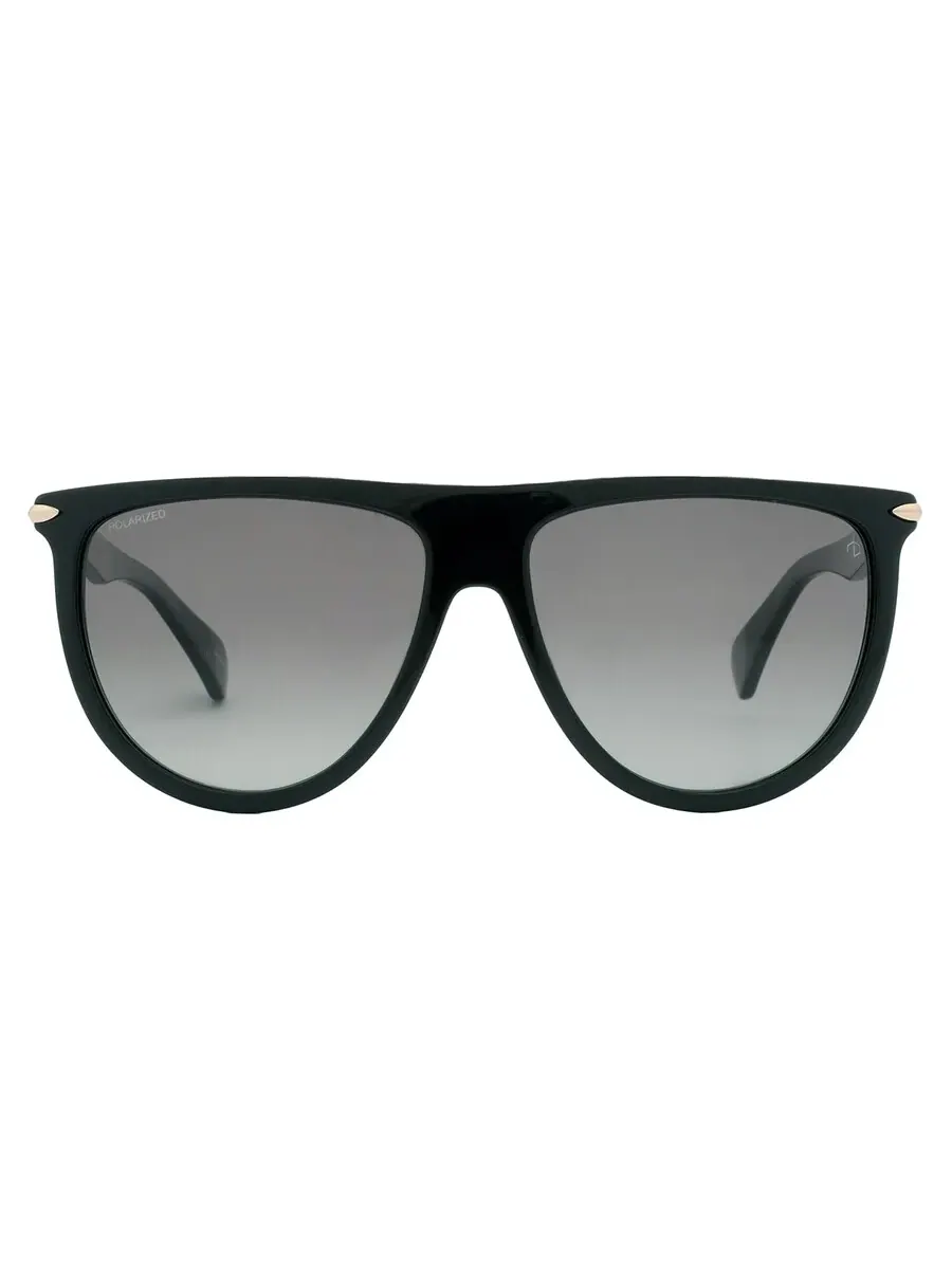 Солнцезащитные очки для женщин Rag and Bone Polarized Grey Browline RNB1056/S 0807/WJ 57