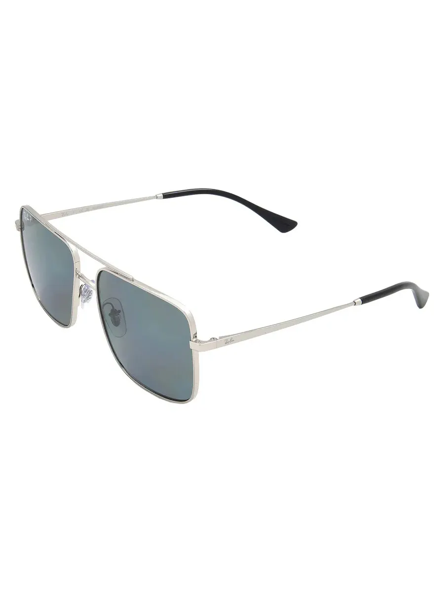 Солнцезащитные очки Ray Ban Ari Поляризованные Темно-серые Квадратные Унисекс RB3758 003/81 54 Ray-Ban — изображение 4 из 5